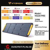 VTOMAN VS220 PRO 220W Solar Panel Kit Complete 48V Power Portable Outdoor Rechargeable Solar Cell Solar Generator for Home