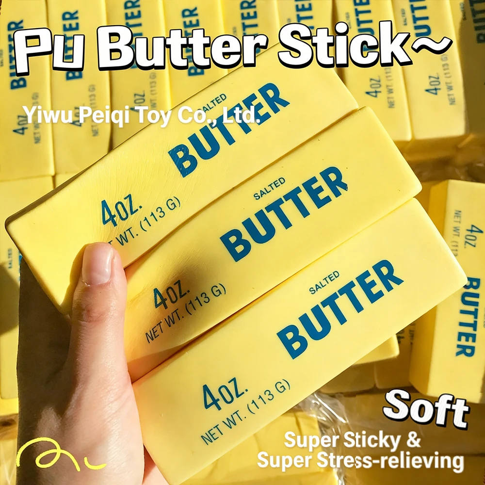 Butter-Stick Squishy Spielzeug Langsam Aufsteigendes Quetschspielzeug Butter-Riegel Squishy Fidget Toy Anti-Stress Handentspannungs-Geschenkspielzeug
