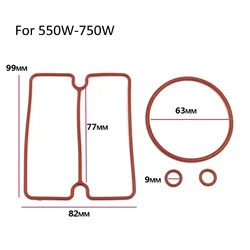 4pcs Nitrile Rubber Sealing Ring For Oil Air Compressor Cylinder Head 550/750/950/1100/1500W Pneumatic Parts