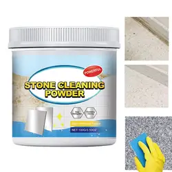 Stone Cleaning Powder Powerful Kitchen Surface Cleaning Powder Household Stainless Steel Marble Ceramic Tiles Cleaner