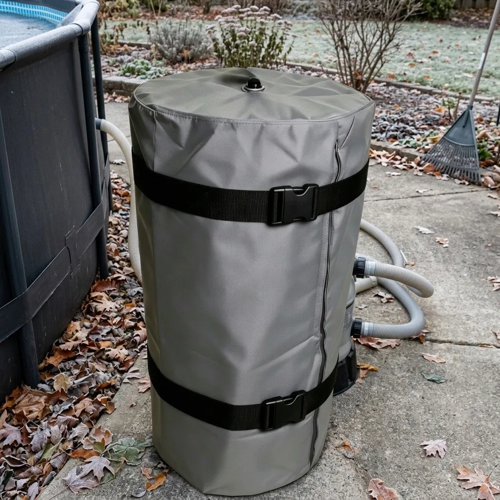 Cold Resistant Cover Winter Pool Filter Cover For Winter Storage Thickened Thermal Insulation Debris Protection Layer