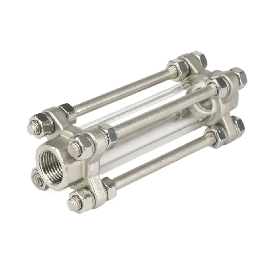 1/2 "BSPT Weiblichen SUS304 Edelstahl Fluss Anblick Glas Dioptrien 85 PSI – Detail 2