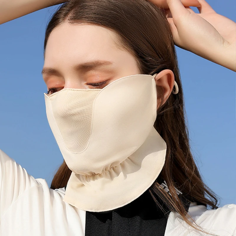 Stili multipli delle donne nuova maschera per la protezione solare guida all\'aperto ciclismo maschere in Chiffon per la prevenzione della polvere