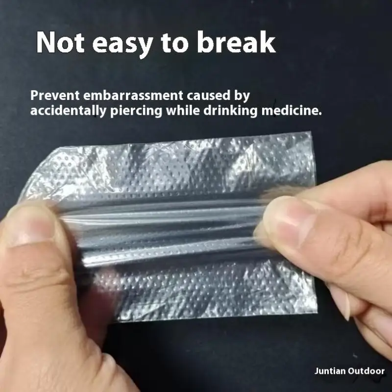 10/50/100 قطعة أغطية اللسان القابل للتصرف حماة اللسان الطبية عن طريق الفم كتلة المذاق المر تجنب يغطي للبالغين الأطفال #3