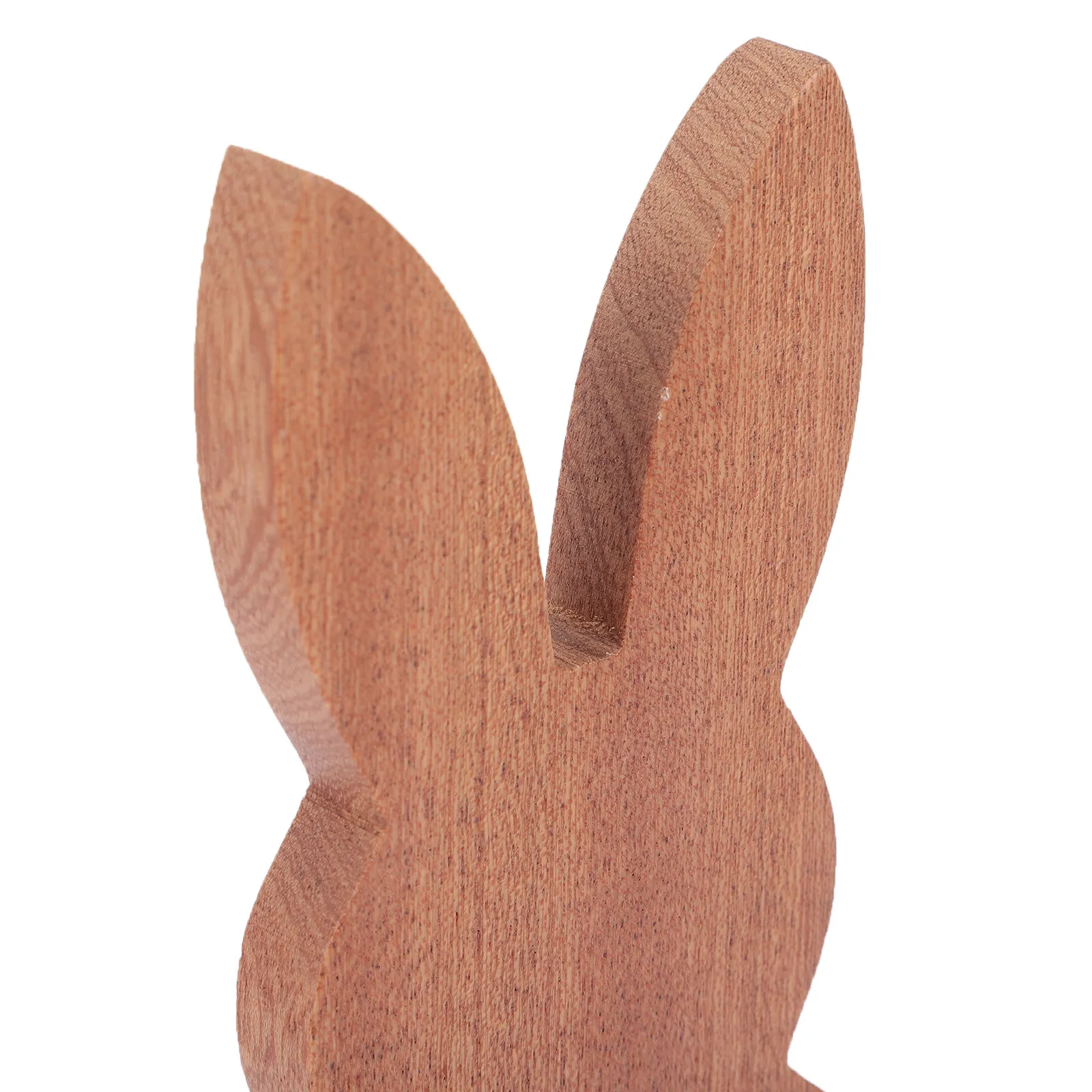 Wooden Rabbit Bookends – Cute Animal-Shaped Desk Shelf Decor for Home Office, Library & Study
