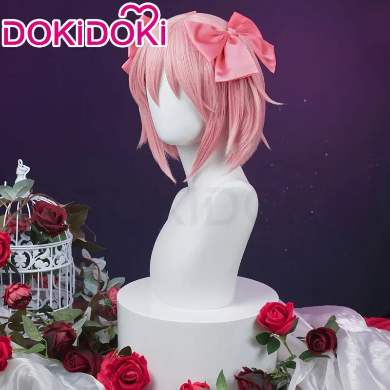 Kaname-Peluca de Anime Madoka para mujer, pelo rosa, Puella Magi Madoka mágica, Cosplay, Halloween, en STOCK