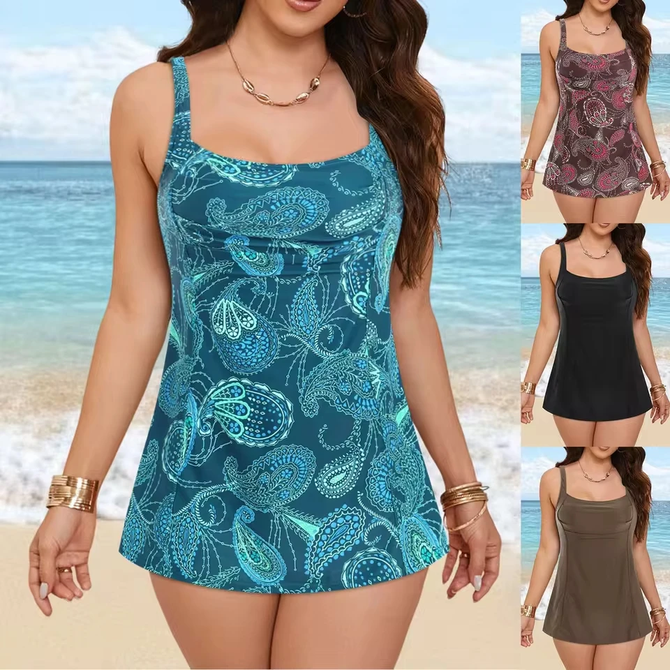 Split Bikini Women Gather Sexy Sling Backless Solid Split Swimsuit Solid Color Two Piece Swimsuit Women'S Bikinis And Tankinis
