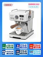 HiBREW Semi Automatic Espresso Coffee Machine DIY Function 20Bar Pressure Temperature Adjustable For Cappuccino & Latte H10plus