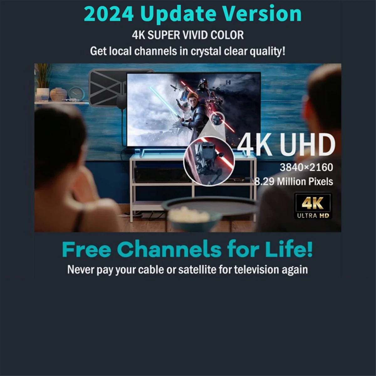 New 4K 1080P Antenn…