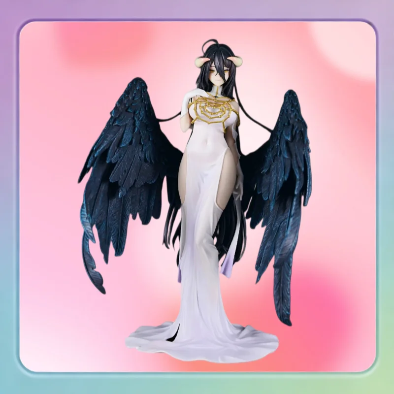 

Overlord Undying King Pure White Demon Albedo Anime Peripheral Figure Model Desktop Ornament Prize Model Birthday Gift Figure