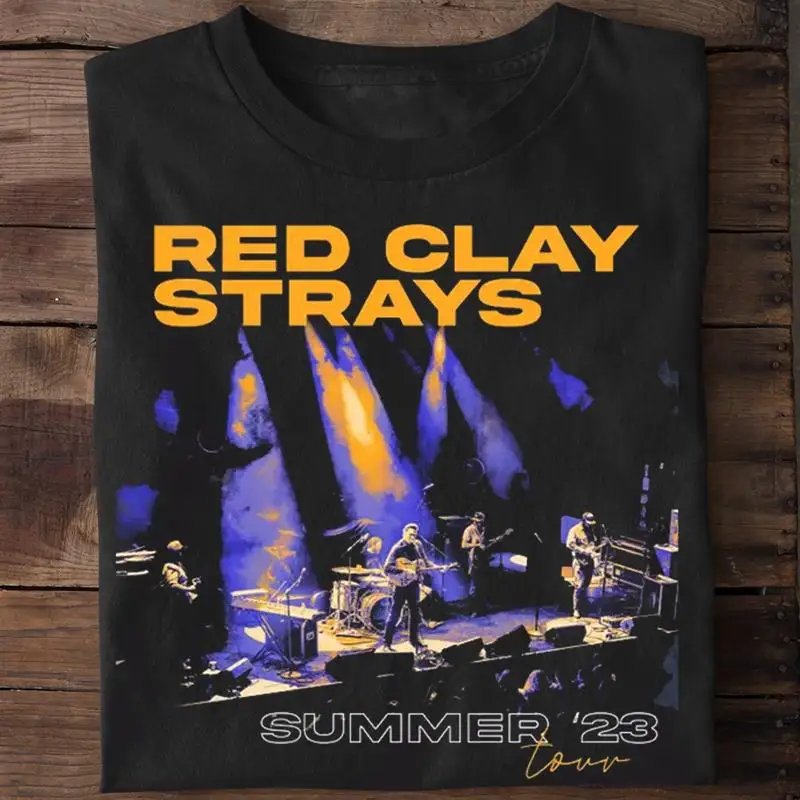 New Popular The Red Clay Strays Black T-Shirt Cotton Full Size