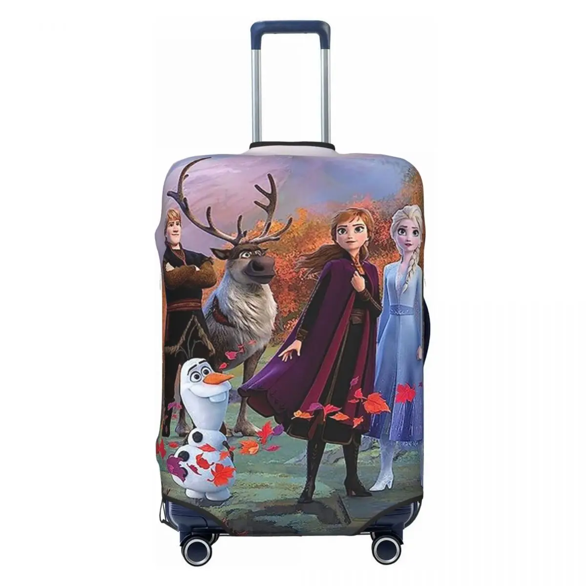 

Frozen Princess Luggage Cover Elastic Cartoon Travel Suitcase Protective Covers Suit For 18-32 inch