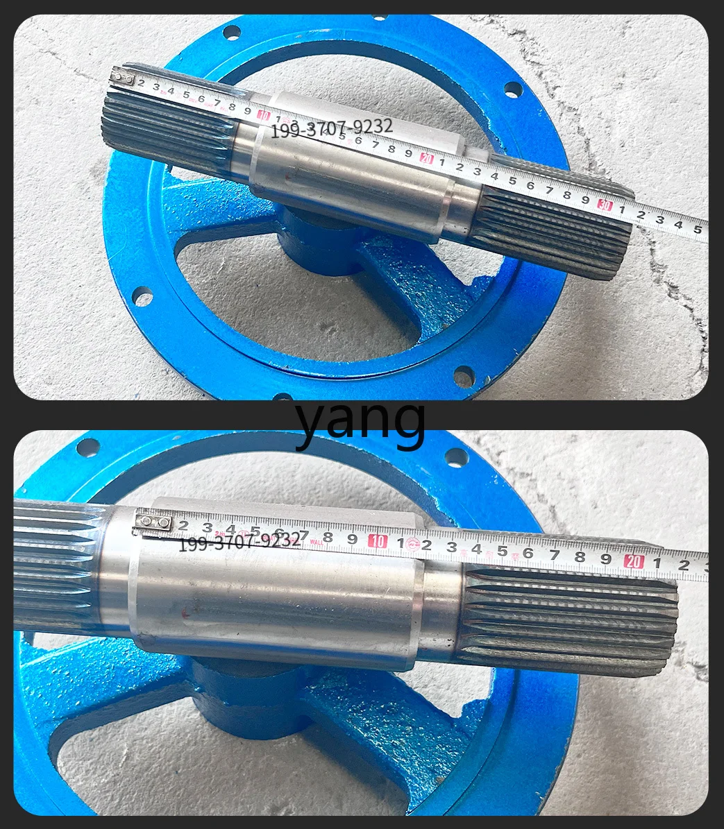 YJQ flanged medium crane bearing screw conveyor medium crane six eight holes 20 teeth