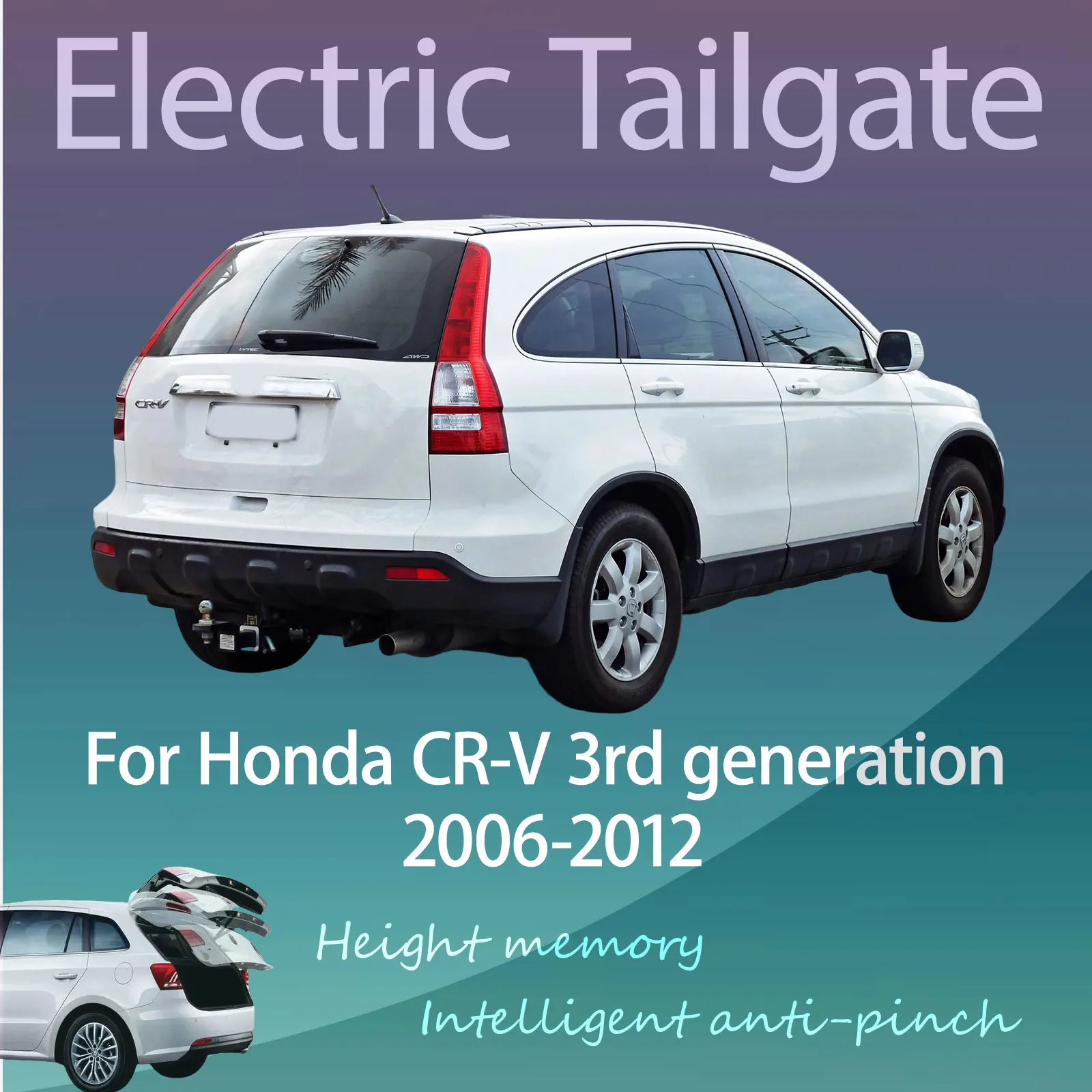 For Honda CR-V 3rd generation 2006-2012 Electric Modified Tailgate Intelligent Height Automatic Lifting Key-Controlled