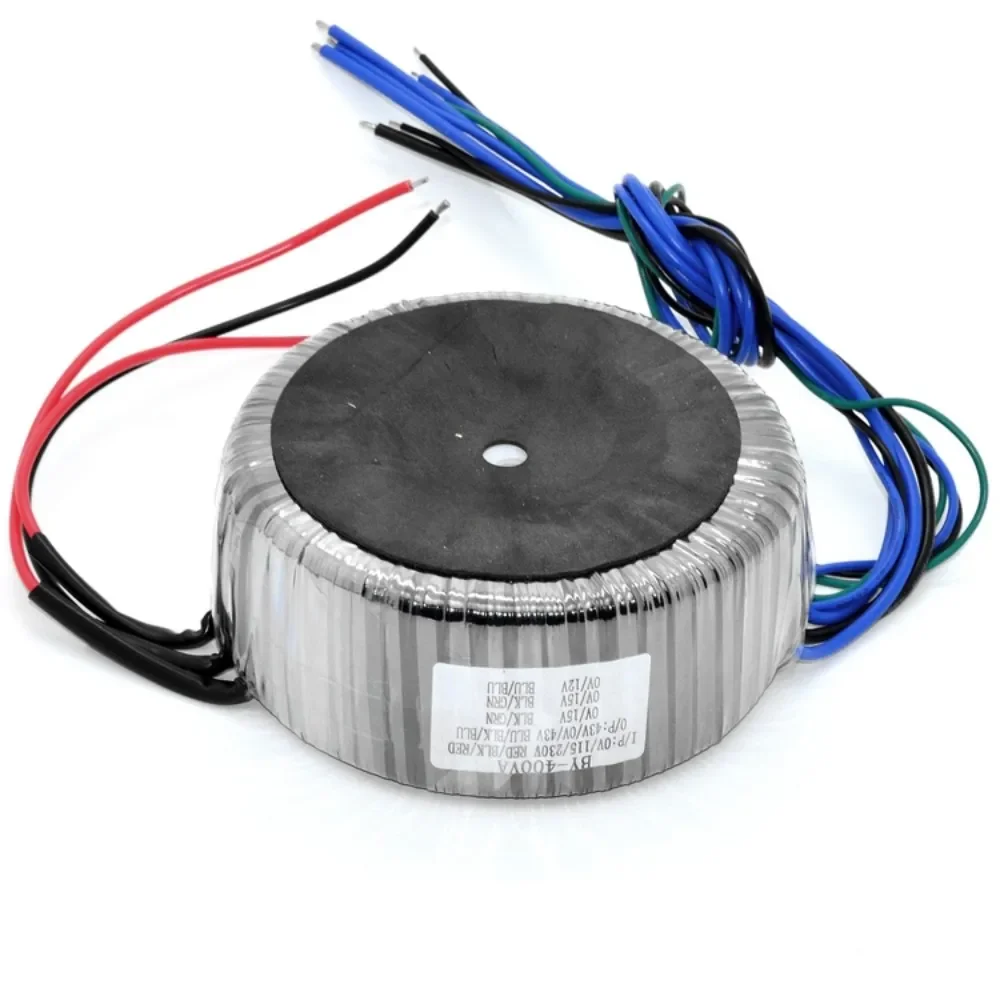 400W Ring Transformer Single Group 43V-0-43V Two Groups 0-15V Single Group 0-9V For Home Audio Amplifier