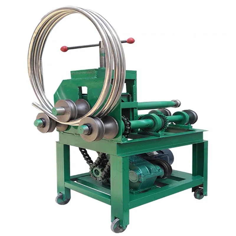 Vertical Stainless Steel Metal Pipe Round Bender Round Square Steel Bar Tube Pipe Bending Machine