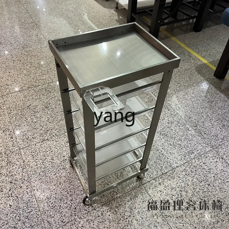 lmm barber shop hair stylist cart hair salon special cabinet stainless steel locker