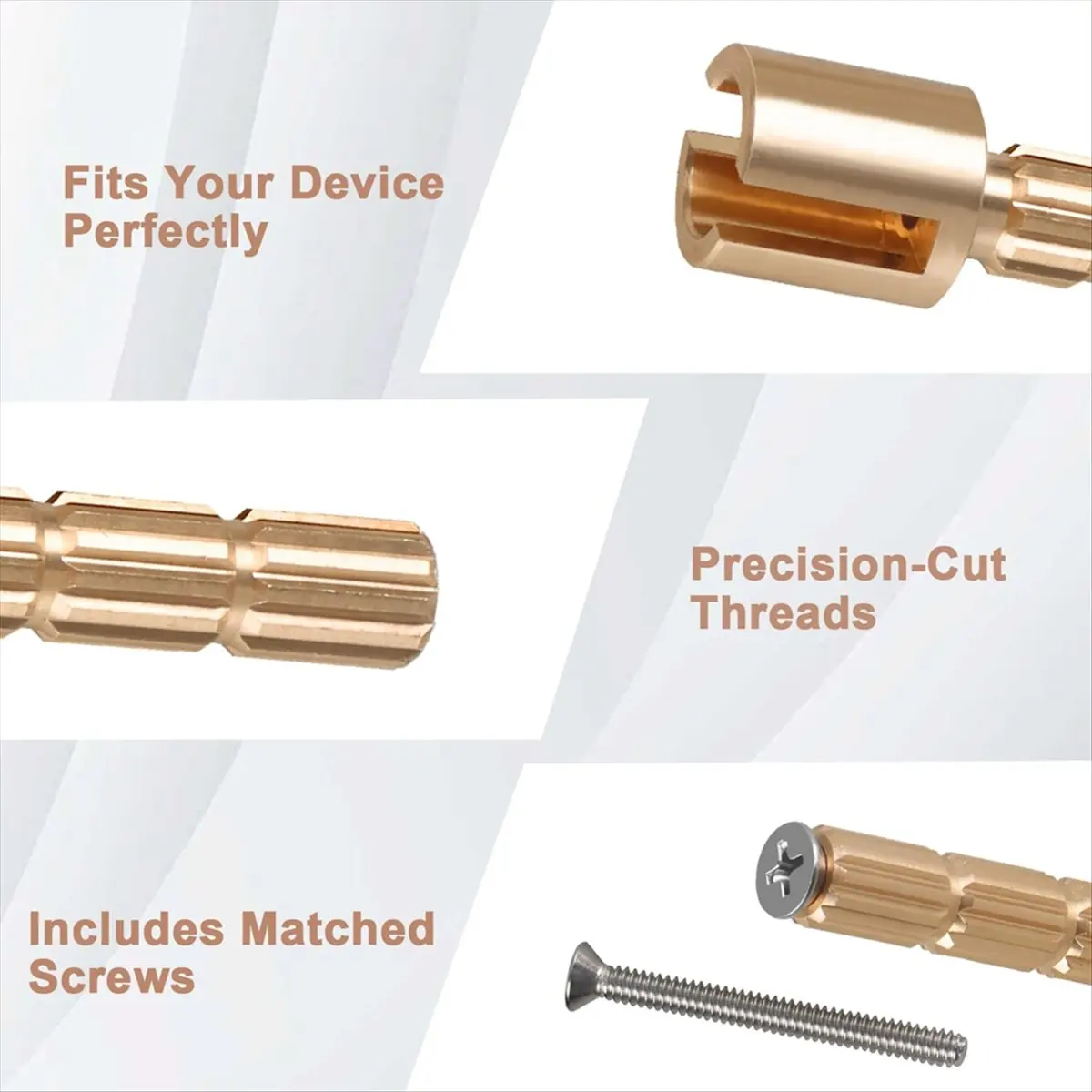 Valve Stem Extension Adapter with Screw for Shower and Tub Trim Systems Replace: 970-0770