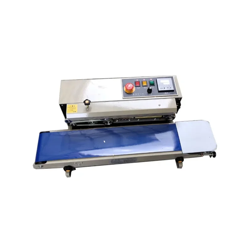 

Working Long Time Durable Continuous Band Heat Sealing Machine With Date Printer