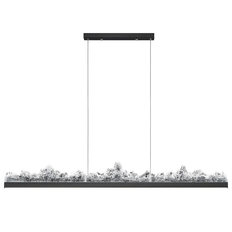 

Restaurant light, light luxury, creative, iceberg, open, kitchen, design, word, strip