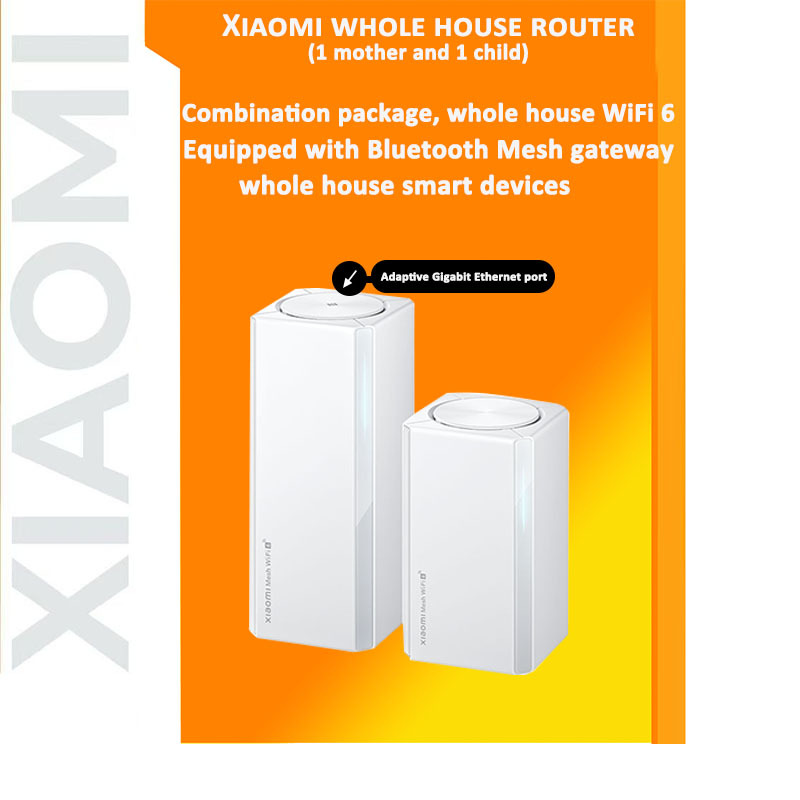 NEW Xiaomi Whole-Home Mesh System Router AX3000 WiFi6 Bluetooth Repeater Modem Gateway IPTV Signal Amplifier Gaming Accelerator