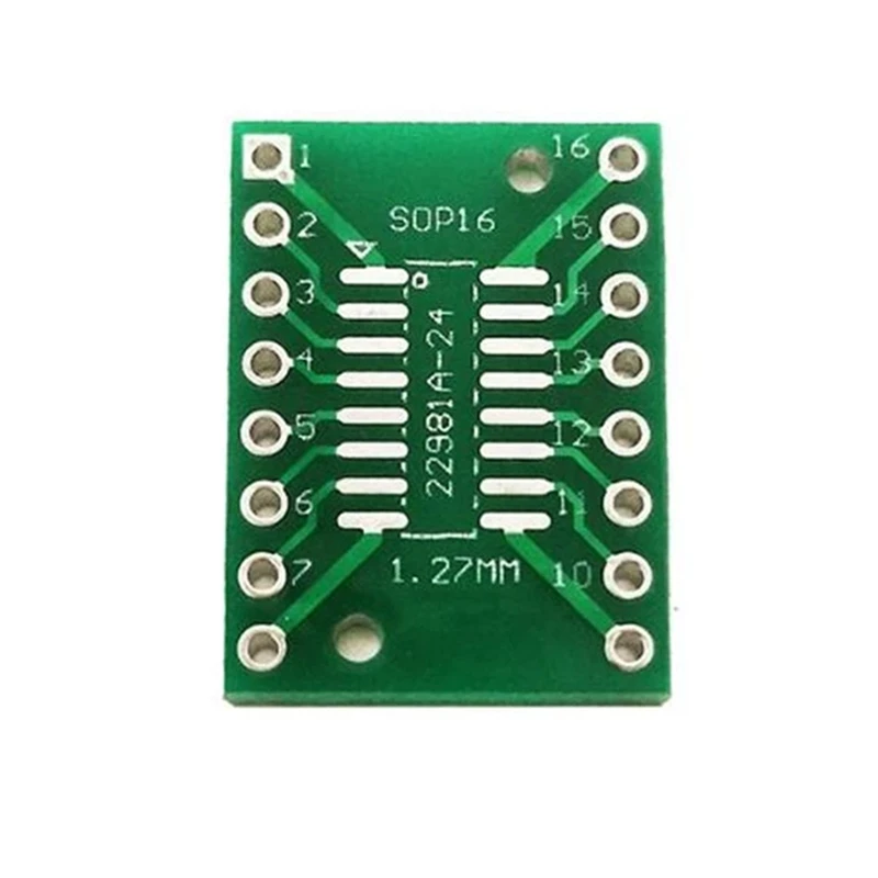 100Pcs/Lot TSSOP16 SSOP16 SOP16 To DIP16 Transfer Board DIP Pin Board Pitch Adapter PCB