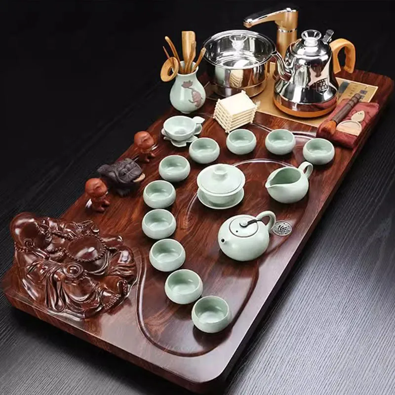 Ceremony Coffee Tea Set Whisk Coffeeware Japanese Luxury Samovar Lazy Living Room Tea Set Wooden Dining Juego De Te Teaware