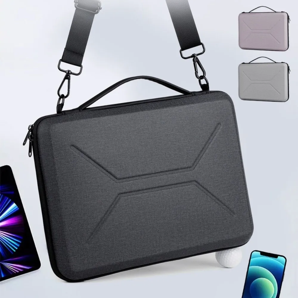 

13/14/15/16inch Laptop Sleeve Hard Shell Shoulder Strap Single-Shoulder Bag EVA Detachable for Apple/Huawei/Lenovo
