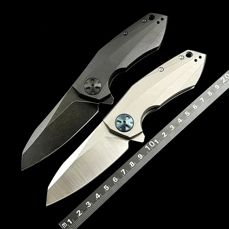 

ZT 0456 Ceramics Bearing Folding Knife Mark 204P Titanium Handle Outdoor Camping Hunting EDC Tool zt0456ti Knife