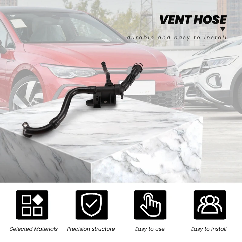 03C103474AD Vent Hose Exhaust Hose For VW Golf Passat Tiguan  Skoda SEAT