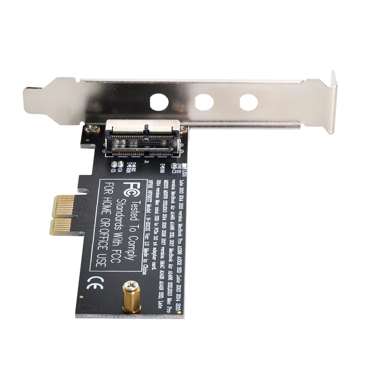 CYSM 12+16Pin to PCI Express PCI-E 1X 2013-2017 Mac Pro Air SSD Convert Card  for A1493 A1502 A1465 A1466