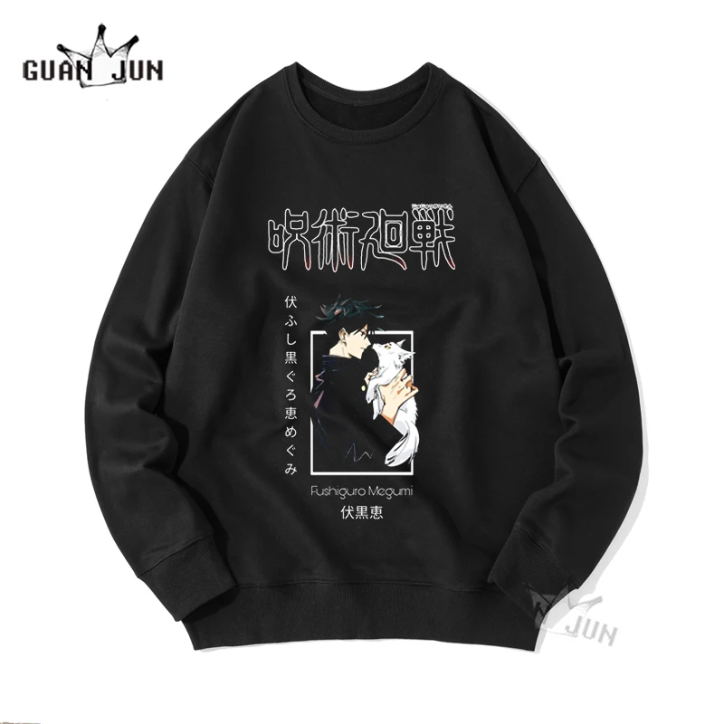 Japanese Anime Manga Jujutsu Kaisen Hoodies Fushiguro Megumi Hoodie Cartoon Streetwear Gojo Satoru Yuji Itadori Sweatshirt