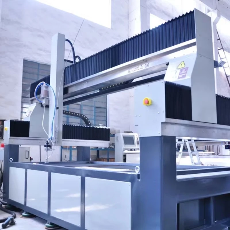 5 Axis CNC Water Jet Cutting Machine with Pump & Motor for Stone Ceramic Tile Marble Glass-High Precision Custom-Made