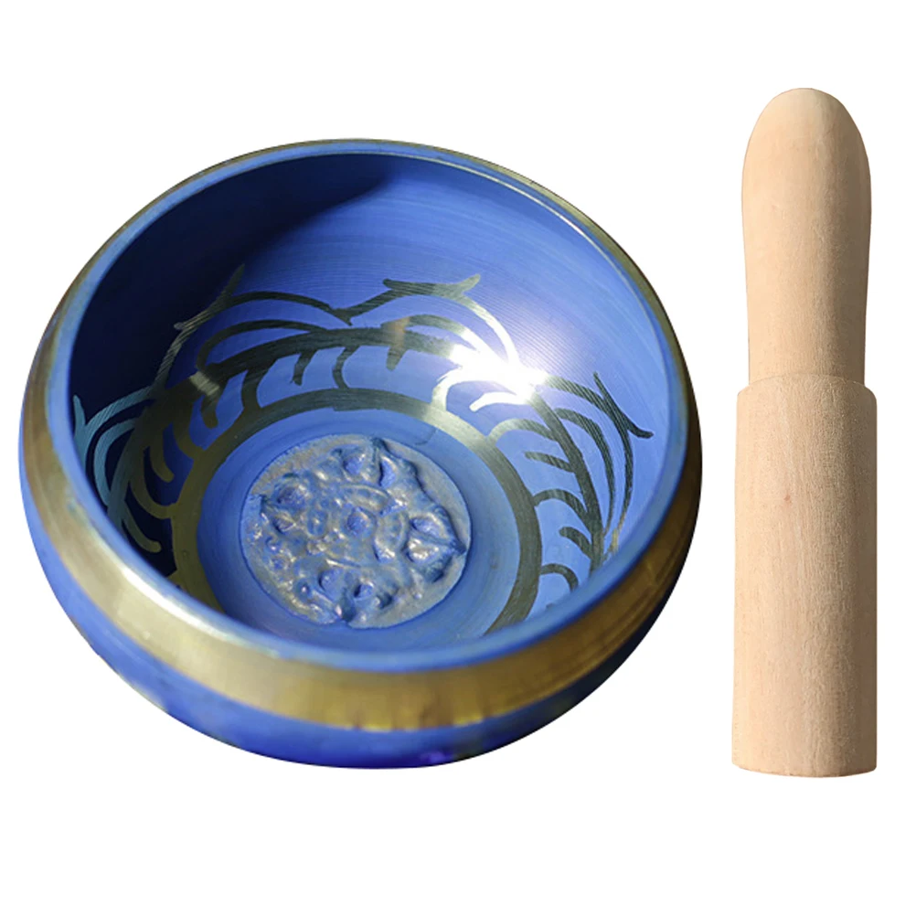 

s Singing Tibetan Yoga Bowl Gifts Music H made Meditation Wood Durable Pure Sound Perfect Yoga Healers Gift