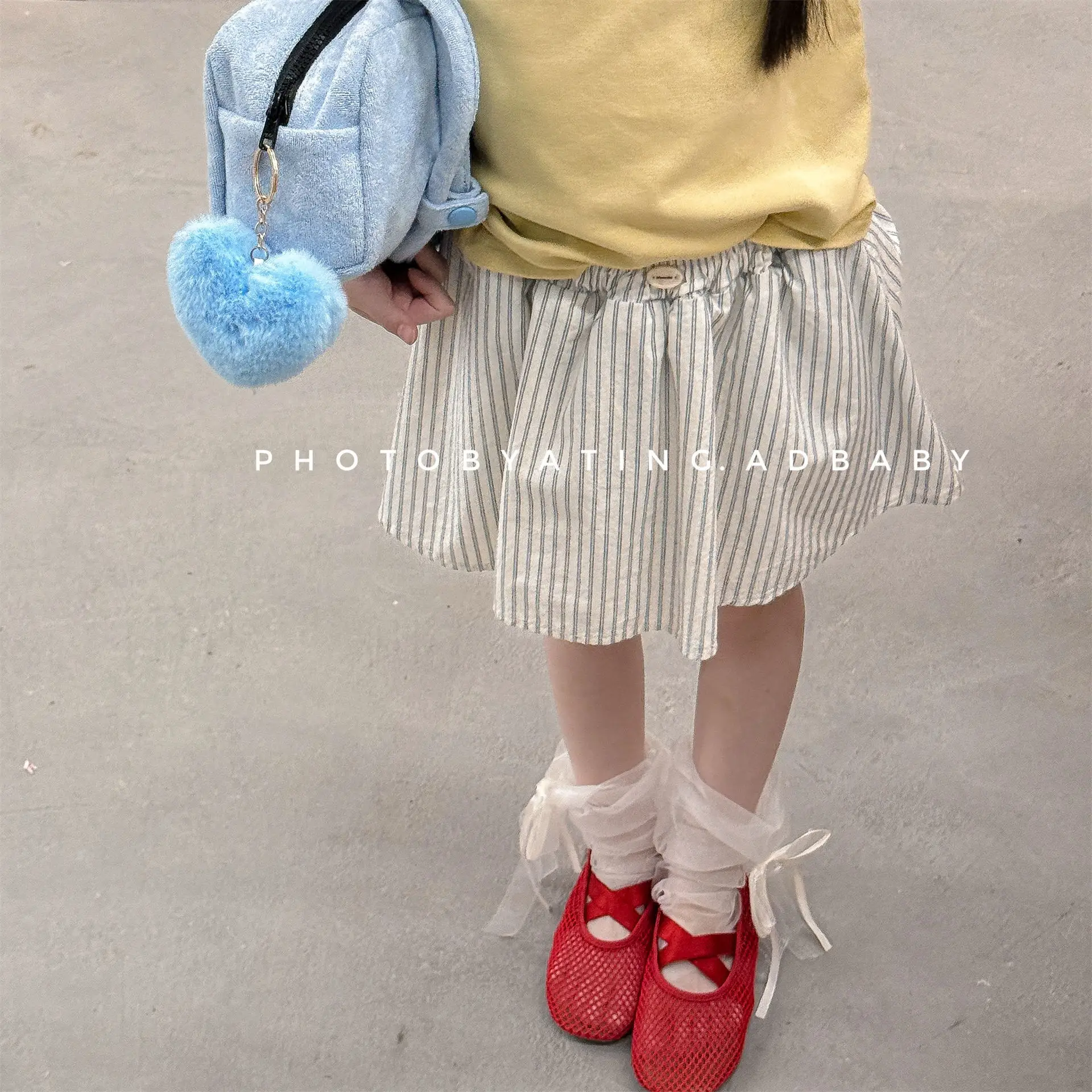2026 Summer New Girls Loose Shorts Children Casual Pants Fashion Baby Girl Fake Two-piece Shorts Skirts Cotton Kids Clothes