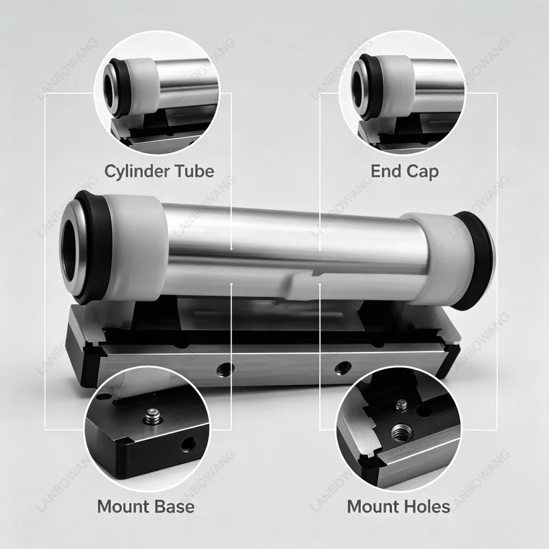 Suitable for Piston Components, Mechanical Rodless Cylinder Accessories, Suitable for Parker ORIGA-OSP-P16-25-32-40