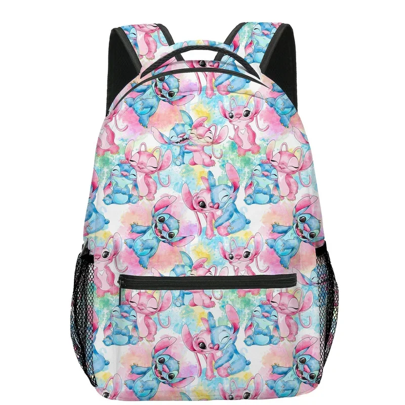 

16 Inch Kwaii Disney Stitch Schoolbag Children's Backpack Boys And Girls Children's Schoolbag Children's Travel Backpack