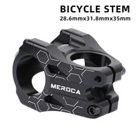 MEROCA MTB Stem 31.8x35mm High-strength Short Handlebar Stem Aluminum Alloy Bicycle Bridge Racing Downhill Bike / Road Bike Stem