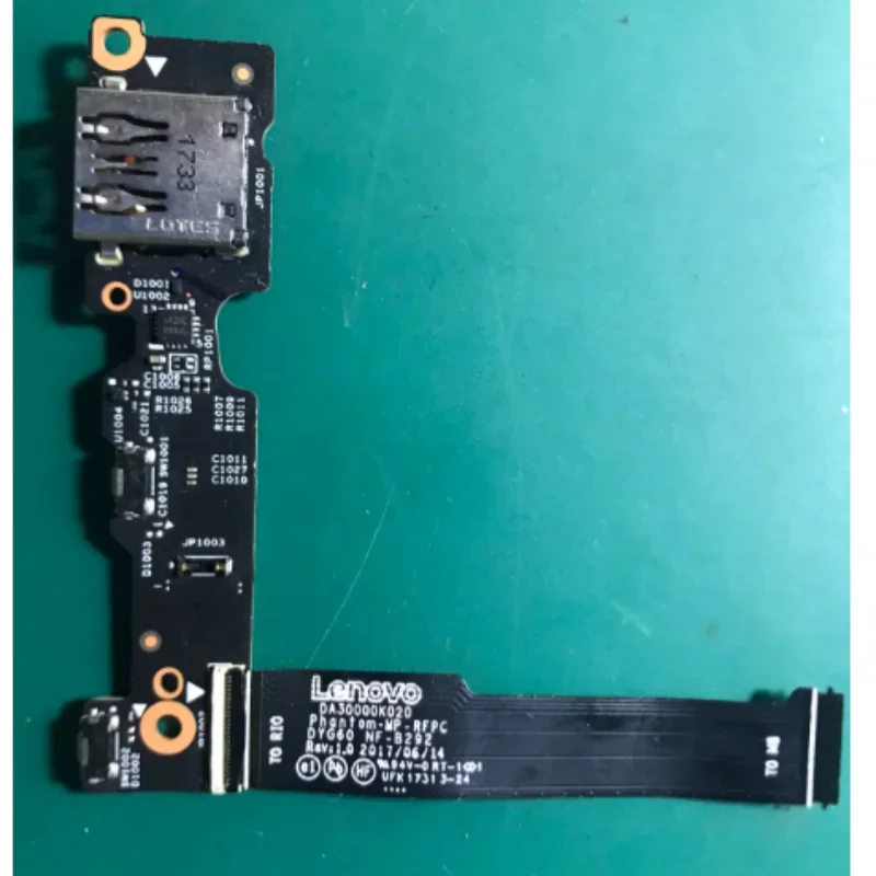 

Подходит для оригинальной маленькой USB-доски Lenovo Yoga 920-13IKB с ленточным кабелем DYG60 NS-B291 NF-B292
