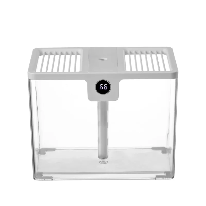 1500ML ไฟฟ้าความชื้น Home USB ขนาดใหญ่ความจุเงียบ Fogger ความชื้นจอแสดงผล Aroma Air Diffuser Visual ถังน้ำ