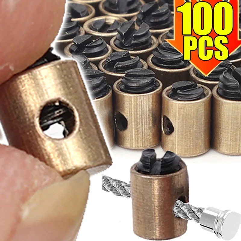 100 ~ 10 pezzi fuoristrada moto cavo acceleratore bullone di arresto cavo bullone di arresto pin per 50CC-250CC CRF XR BBR KLX mini-bike accessori