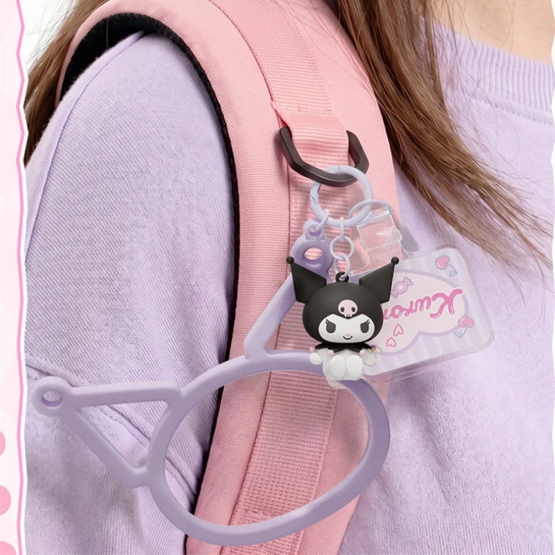 HOLLY BOX Kuromi Original Niedlicher Schlüsselanhänger Armbandanhänger Taschenanhänger für Mädchen Ideales Geschenk – Detail 13
