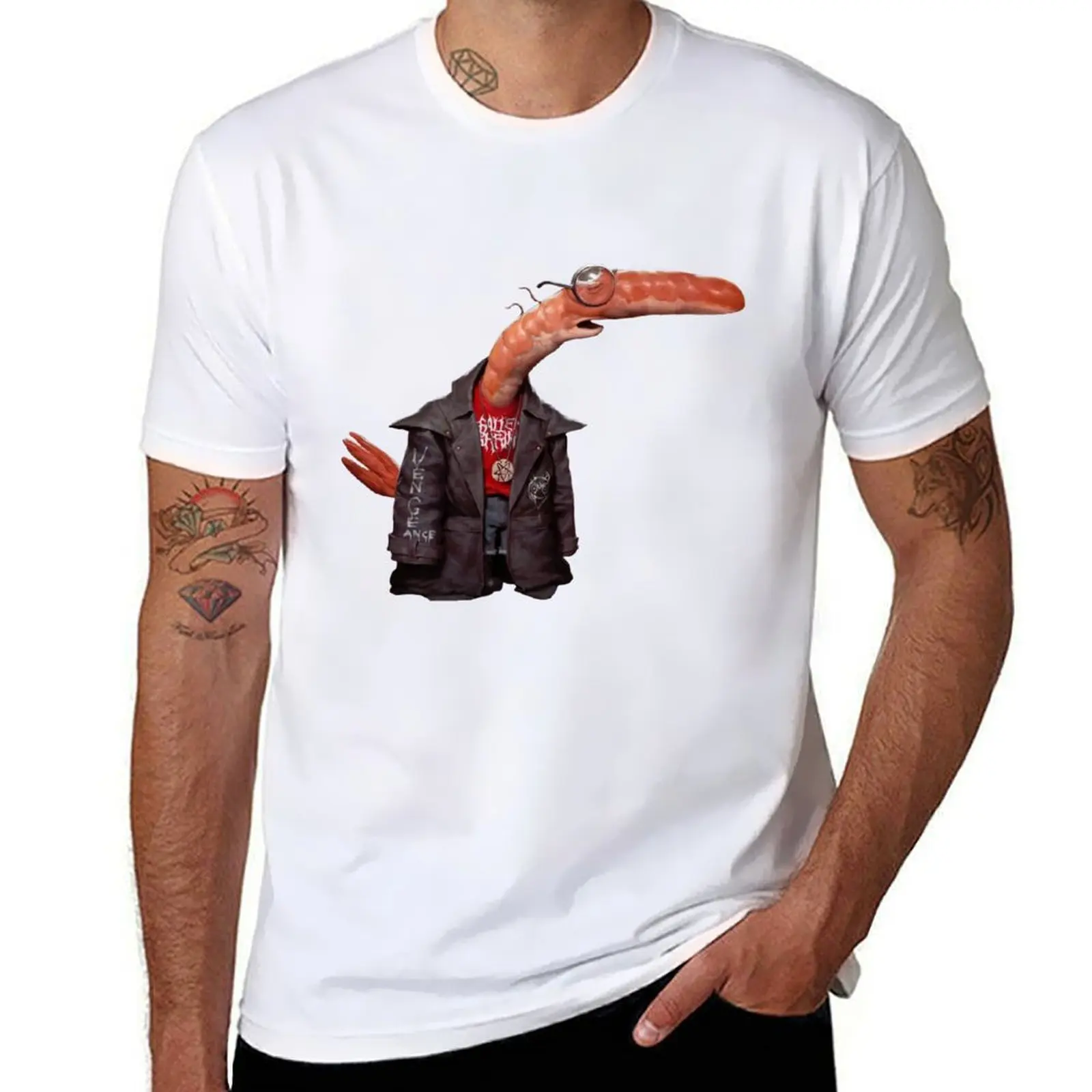 

Shrimp From Smiling Friends T-Shirt man t shirt cotton high quality t shirt personalised T-Shirt