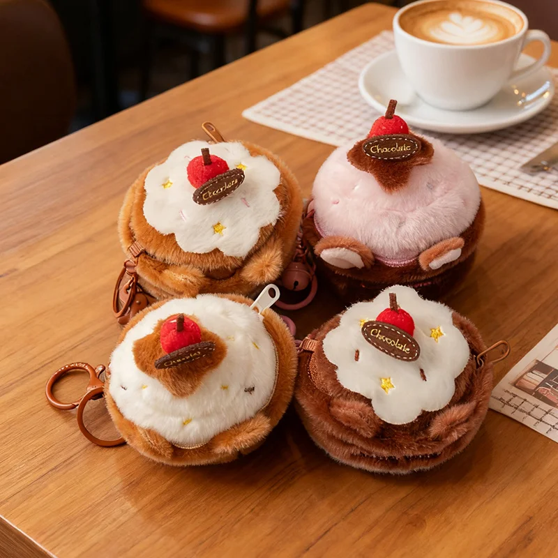 

Теплый шоколадный плюшевый десертный домик, кукла, кулон, кролик, игрушка для собаки, медведь, кекс, кавайный мягкий подарок для детей, друг