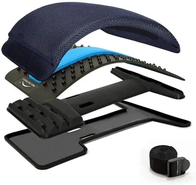 Multi-Level Back Stretcher, Lumbar Support Pillow for Office Chair Pain Relief