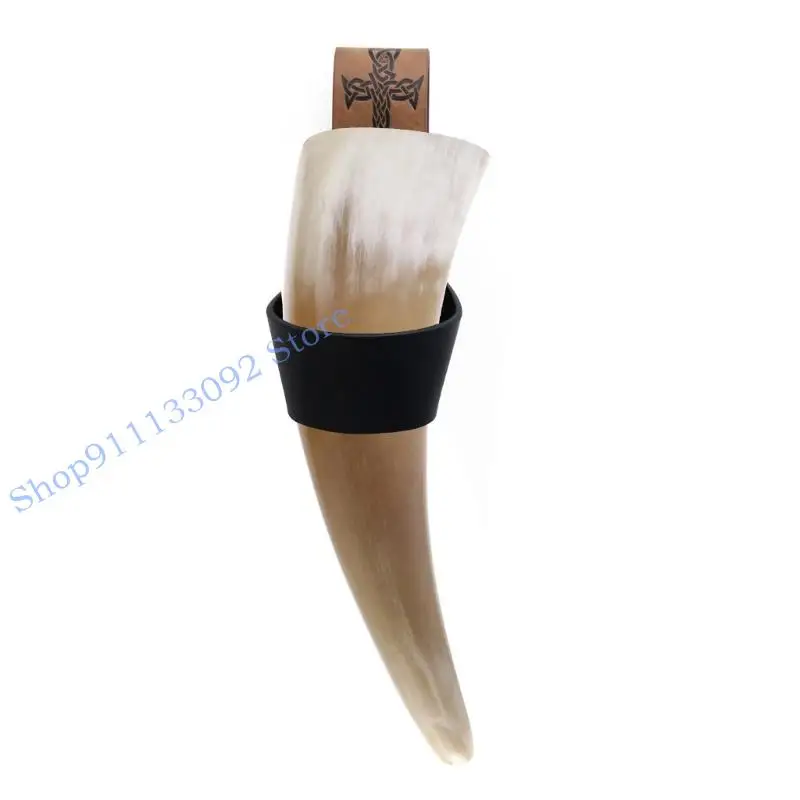 حافظة جلدية من البولي يوريثان ذات طابع تاريخي H9ED، إكسسوار زي لعب الأدوار المريح لإعادة تمثيل تاريخي #3