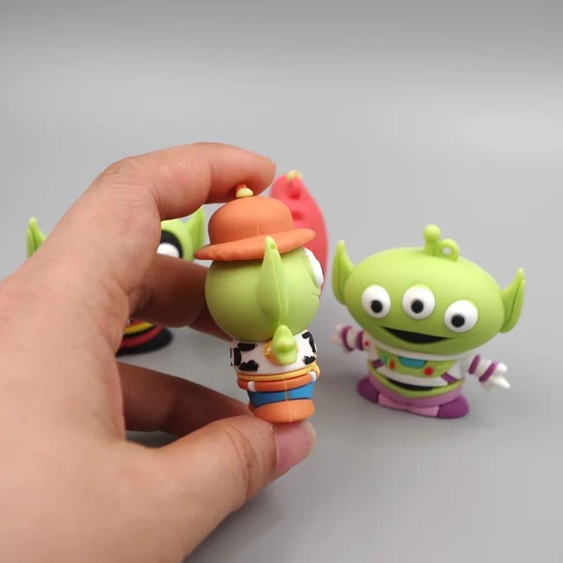 Toy Story Alien Cosplay Action Figure Cartoon modello in miniatura bambola auto torta accessori fai da te collezione regalo per bambini giocattoli alla moda