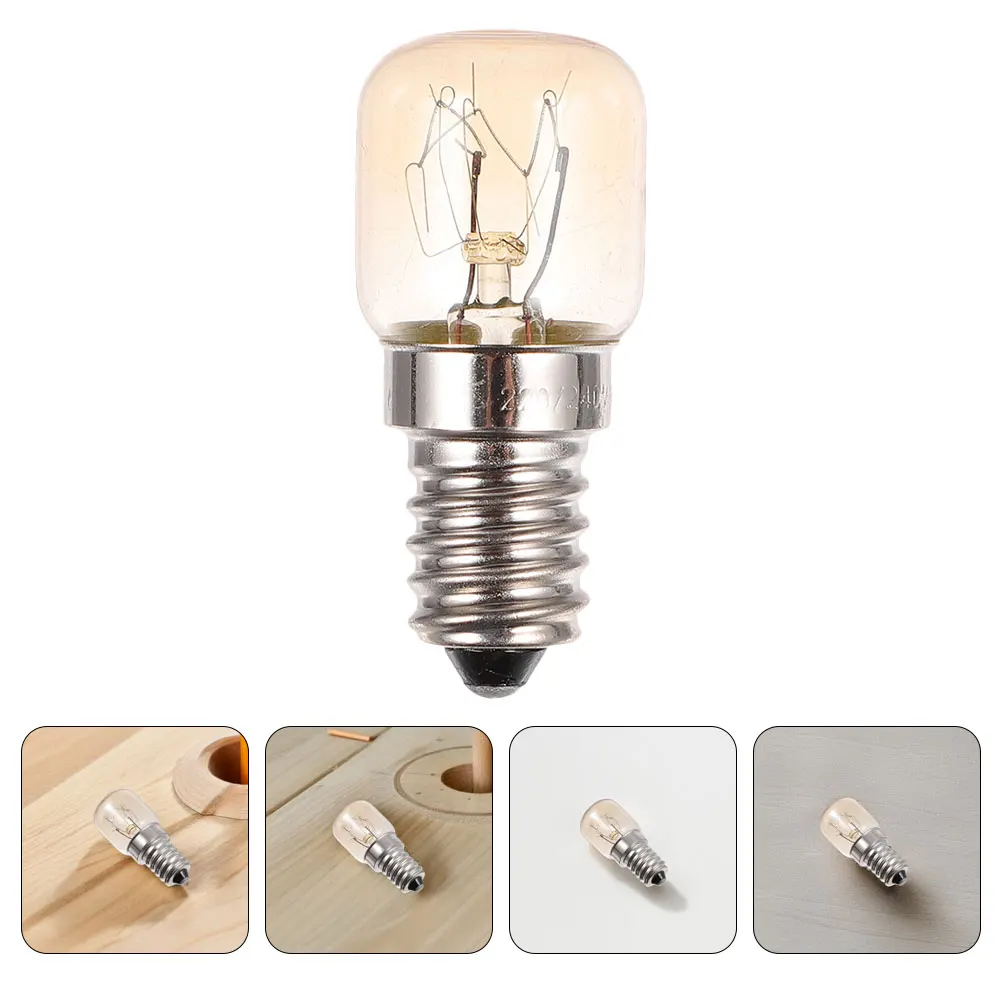 

4 Pcs High Temperature Bulb Light Electric Bulbs LED Glass Appliance Replacement