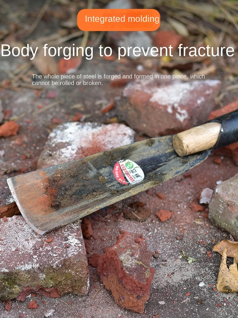 Hand-Forged Digging Tool for Electric Pole Hole Agricultural Luoyang Shovel Soil Sample Barrel Digging Tree Planting Shovel