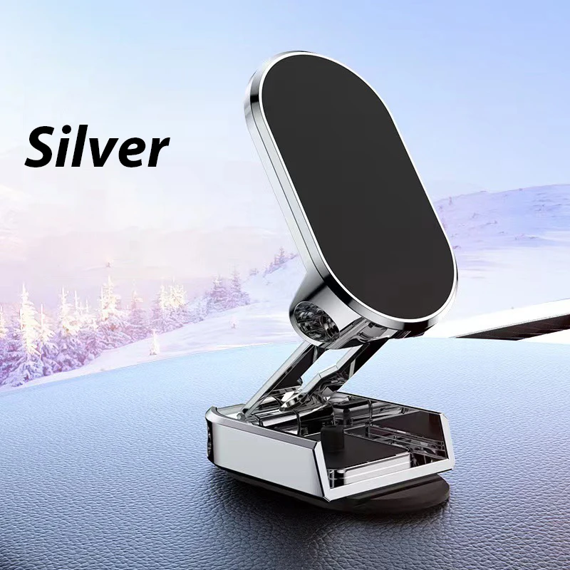 2025Handy Ständer Halter Starke Magnetische Faltbare Auto Telefon Halter Rotation Halterung Selbst-klebe Mini Halter Zubehör